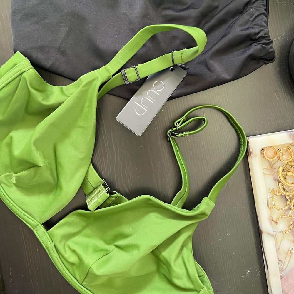 CUUP bathing suit top, size 36D, brand new with tags